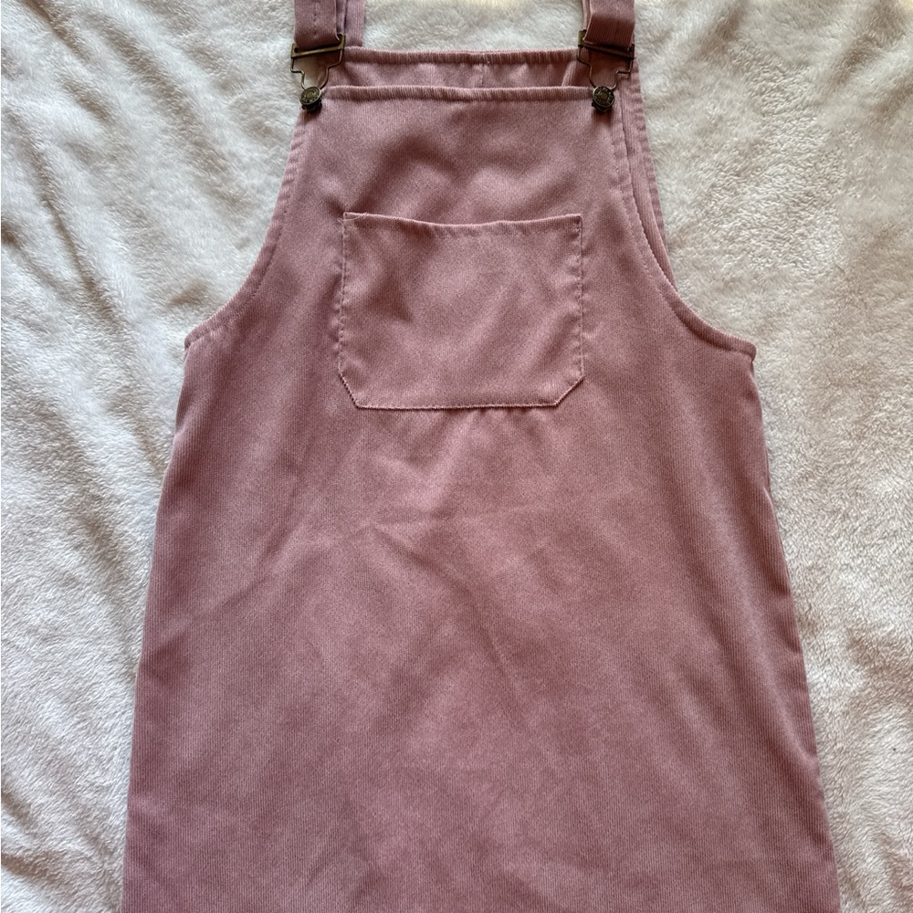Pink Overall Dress